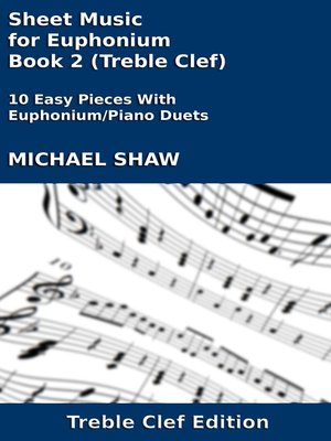cover image of Sheet Music for Euphonium--Book 2 (Treble Clef)